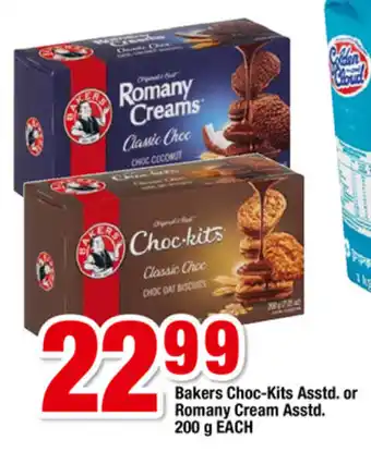 OK Foods Bakers Choc-Kits Asstd. or Romany Cream Asstd. 200g offer
