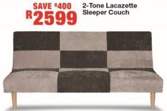 House & Home 2-Tone Lacazette Sleeper Couch offer
