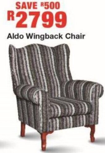 House & Home Aldo Wingback Chair offer