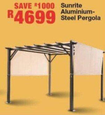Sunrite Aluminium Steel Pergola