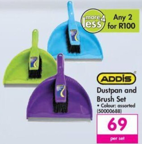 Addis Dustpan and Brush Set offer at Makro
