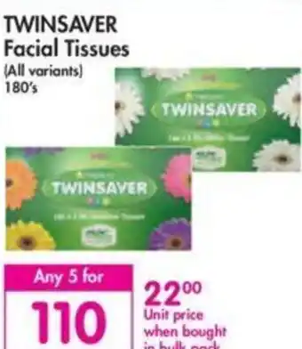 Makro Twinsaver Facial Tissues 180's offer