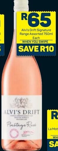 Pick n Pay Alvi's Drift Signature Range Assorted 750ml offer
