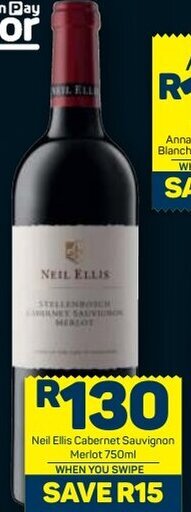 Pick n Pay Neil Ellis Cabernet Sauvignon Merlot 750ml offer
