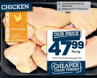 Pick n Pay PnP Fresh Chicken Braaipack 8's offer