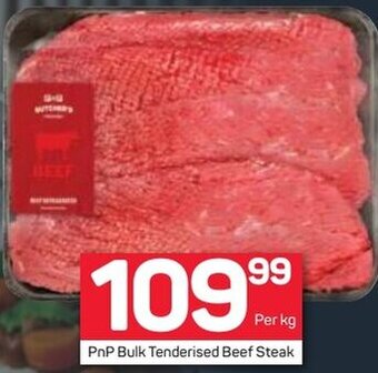 Pick n Pay PnP Bulk Tenderised Beef Steak offer