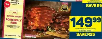 Pick n Pay PnP Pork Belly Rib Sweet & Sticky offer