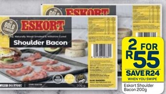 Pick n Pay Eskort Shoulder Bacon 200g offer