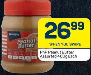 Pick n Pay PnP Peanut Butter Assorted 400g offer