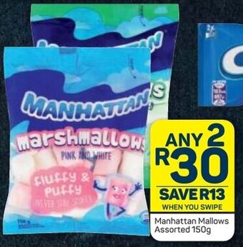 Pick n Pay Manhattan Mallows Assorted 150g offer