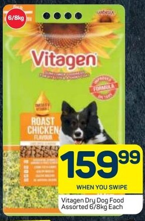 Pick n Pay Vitagen Dry Dog Food Assorted 6/8kg offer