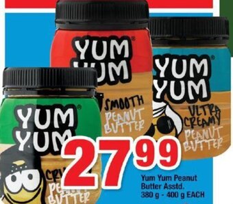 OK Foods Yum Yum Peanut Butter Asstd. 380g-400g offer
