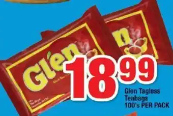 OK Foods Glen Tagless Teabags offer