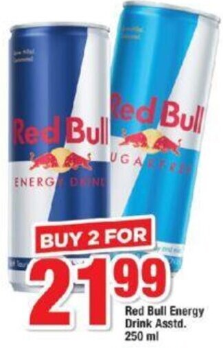OK Foods Red Bull Energy Drink Asstd. 250ml offer