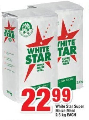 OK Foods White Star Super Maize Meal 2.5Kg offer