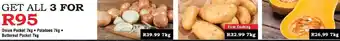 Oxford Freshmarket Onion Pocket,Potatoes,Butternut 7Kg offer