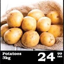 Oxford Freshmarket Potatoes 3Kg offer