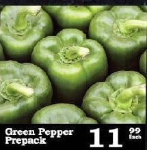 Oxford Freshmarket Green Pepper Prepack offer