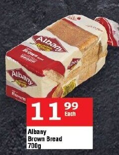 Oxford Freshmarket Albany Brown Bread 700g offer