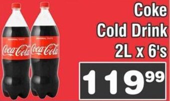 Coke Cold Drink 2L x 6's