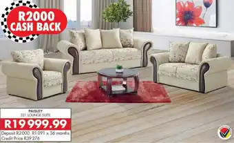 Beares Paisley 321 Lounge Suite offer