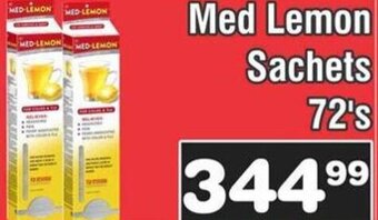 Advance Cash n Carry Med Lemon Sachets 72's offer