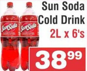 Sun Soda Cold Drink 2L x 6's