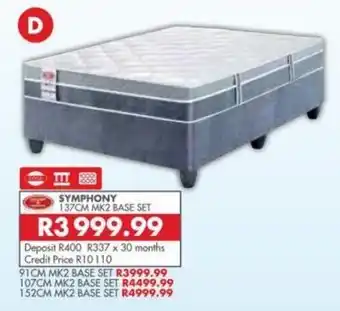 Beares Symphony 136cm MK2 Base Set offer