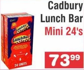 Advance Cash n Carry Cadbury Lunch Bar Mini 24's offer