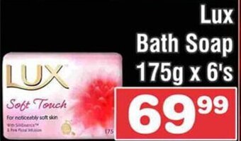 Advance Cash n Carry Lux Bath Soap 175g x 6's offer
