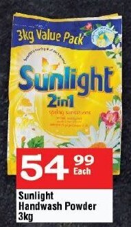 Oxford Freshmarket Sunlight Handwash Powder 3Kg offer
