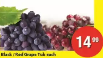 Check Save Black/Red Grape Tub offer