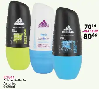 Africa Cash and Carry Adidas Roll-On Assorted 50ml offer