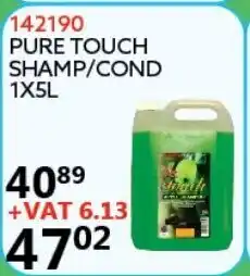 Africa Cash and Carry Pure Touch Shamp/Cond 5L offer