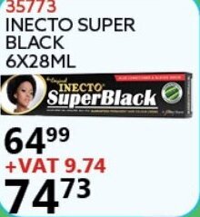 Africa Cash and Carry Inecto Super Black 28ml offer