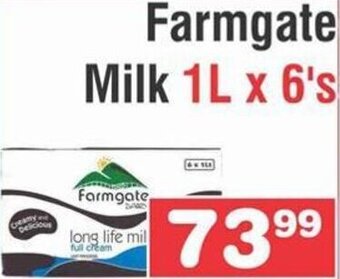 Advance Cash n Carry Farmgate Milk 1L x 6's offer