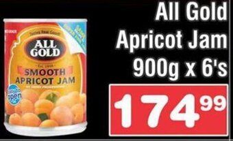 Advance Cash n Carry All Gold Apricot Jam 900g x 6's offer