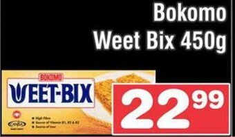 Advance Cash n Carry Bokomo Weet-Bix 450g offer
