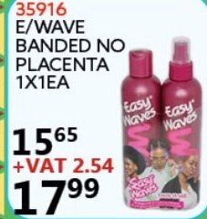 Africa Cash and Carry E/Wave Banded No Placenta offer