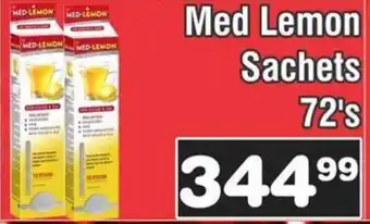 Advance Cash n Carry Med Lemon Sachet 72's offer