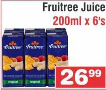 Advance Cash n Carry Fruitree Juice 200ml x 6's offer