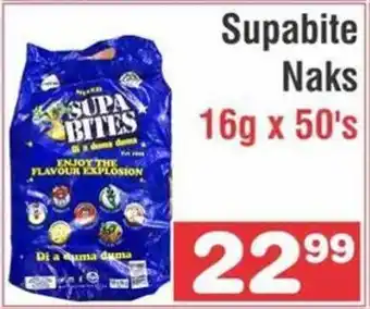 Advance Cash n Carry Supa Bites Naks 16g x 50's offer