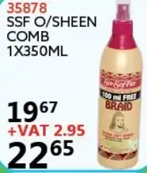 Africa Cash and Carry SSF/ O/Sheen Comb 350ml offer