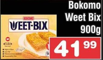 Advance Cash n Carry Bokomo Weet-Bix 900g offer