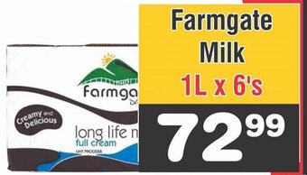 Farmgate Milk 1L x 6's