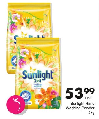 Save Sunlight Hand Washing Powder 2kg offer