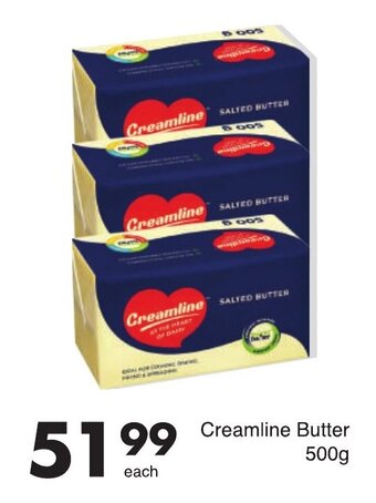 Save Creamline Butter 500g offer