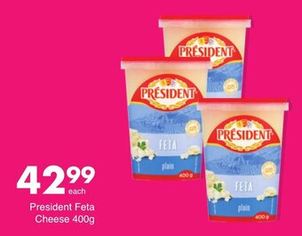 Save President Feta Cheese 400g offer