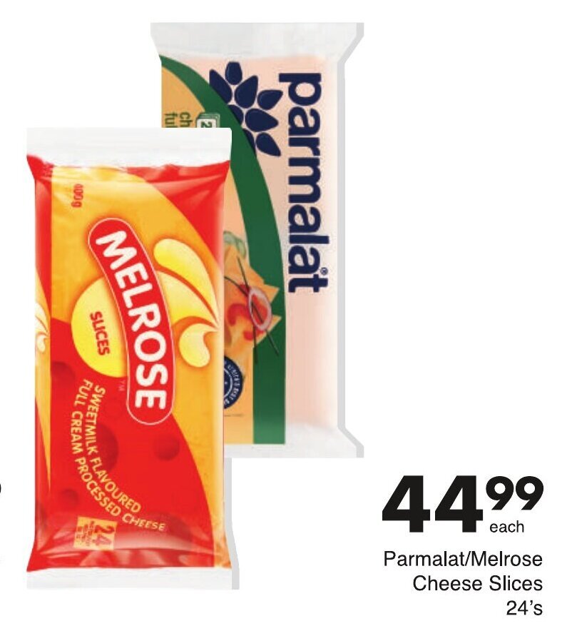Parmalat / Melrose Cheese Slices 24's offer at Save
