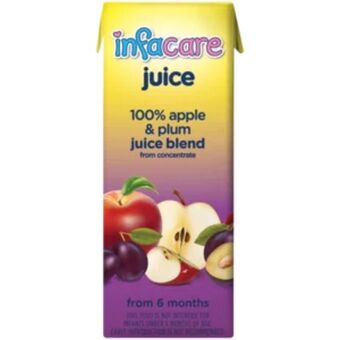 Shoprite Infacare apple & plum fruit juice 200ml offer